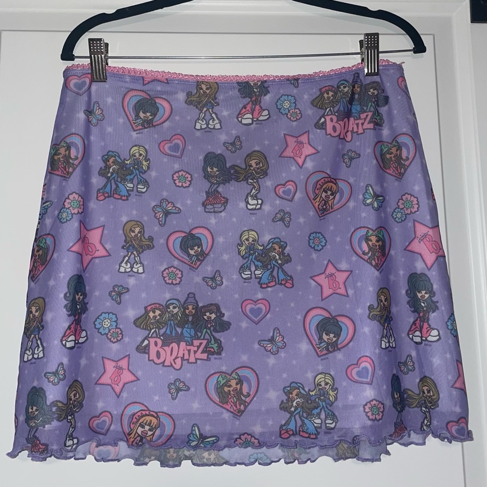 *SOLD OUT* Bratty Since Birth Mesh Skirt - Picture 3 of 5